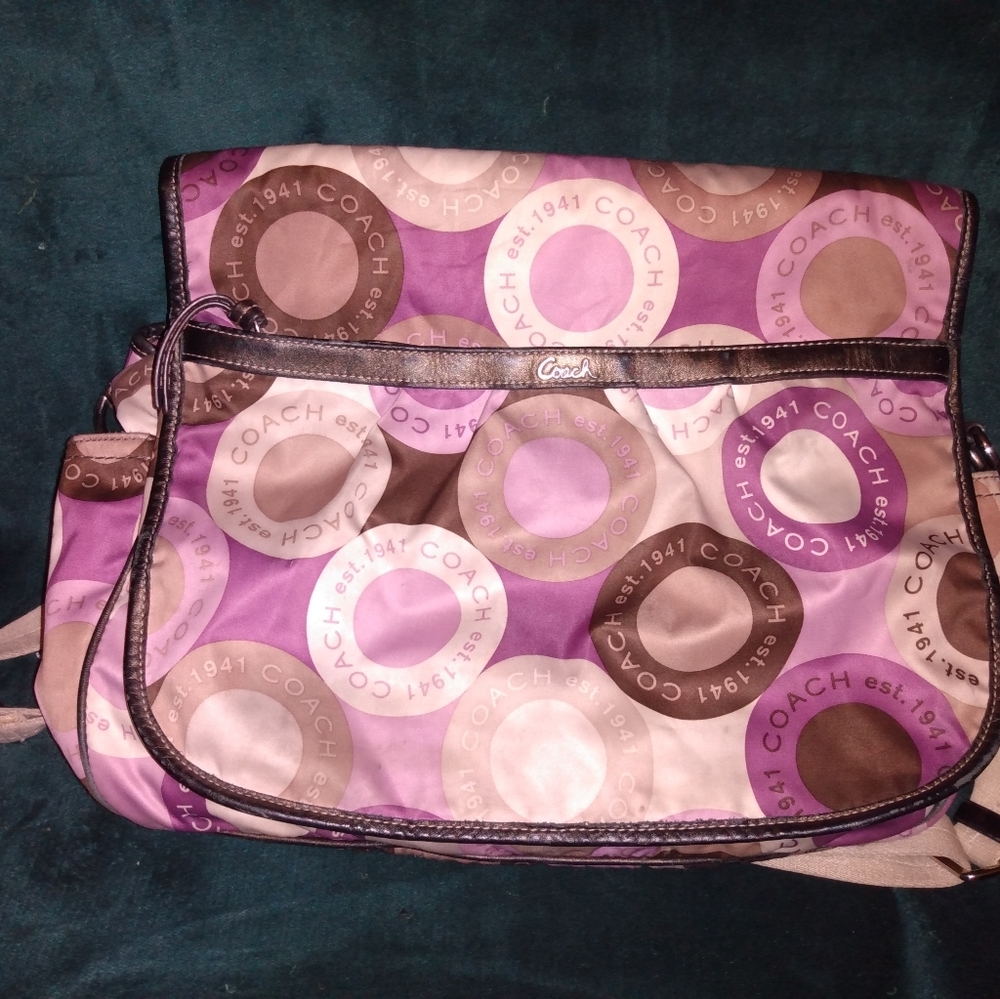 Coach diaper bag & purse #F18377